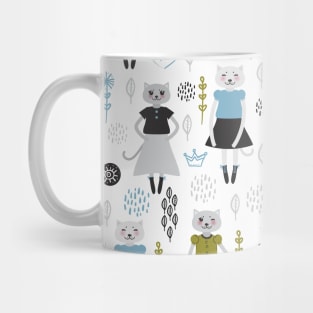 Cat Girl in Dress Mug